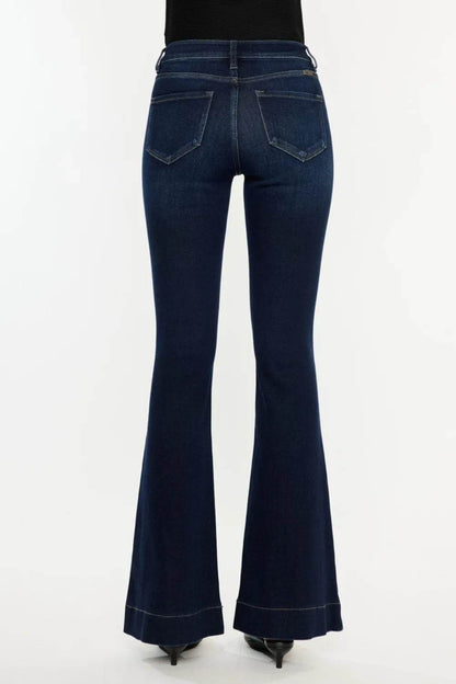 Kancan High Rise Slim Flare Jeans Trendsi 8a1b8751-029b-4289-859e-bf12dffd08b9-Max