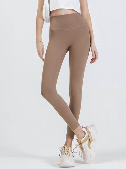 Wide Waistband Sports Leggings Trendsi 8a4d4cb444b944c08b0090236835f82d-Max