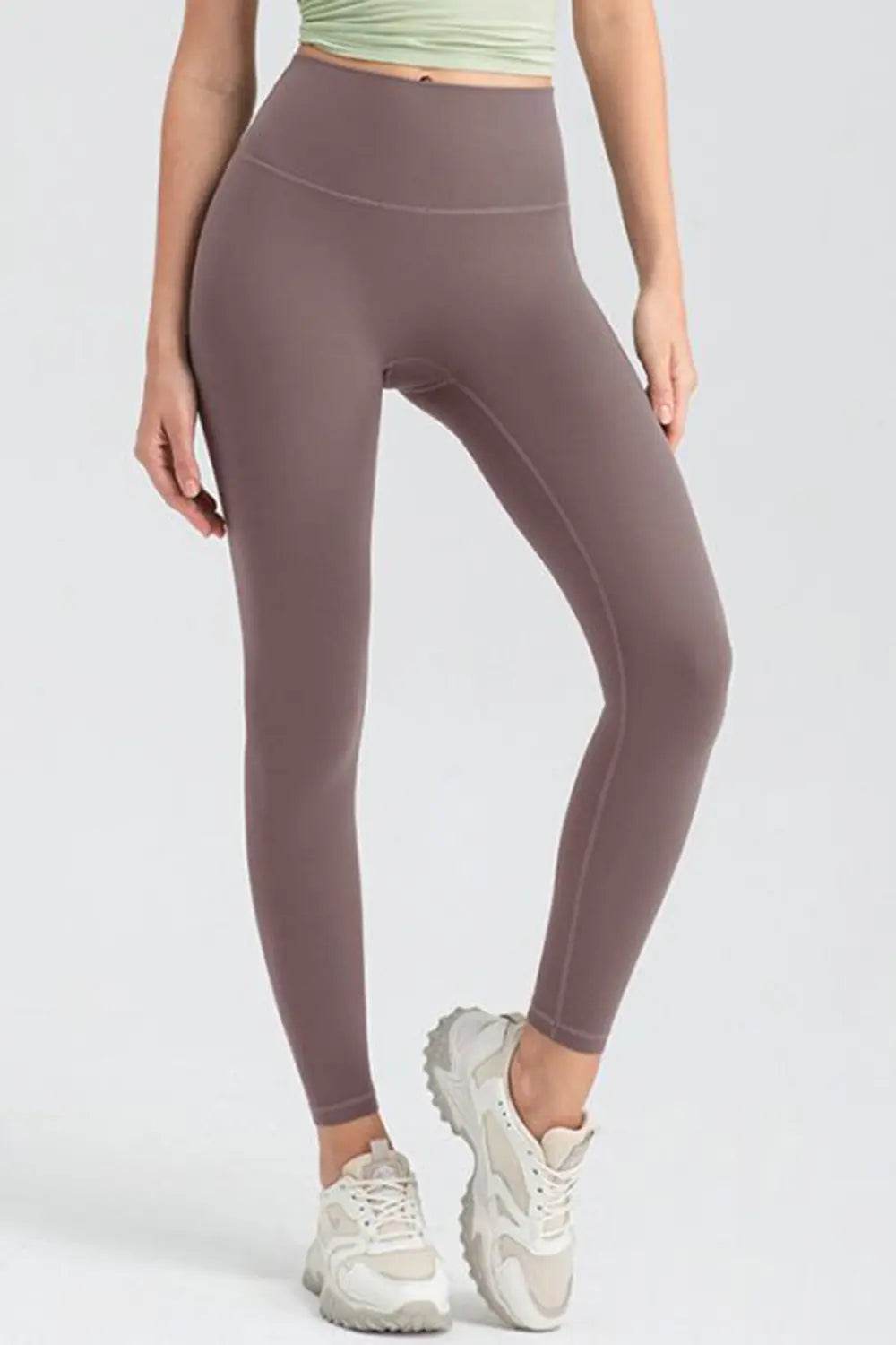 Wide Waistband High Waist Sport Leggings Trendsi 8a4fbf7282454f58a1419f1edbf7fc9b-Max