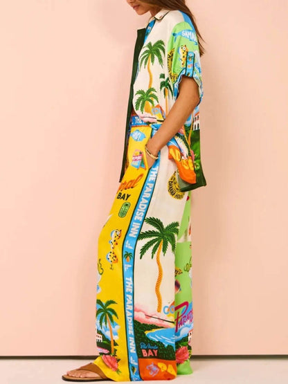 Printed Half Sleeve Shirt and Wide Leg Pants Set Trendsi 8a968124-3288-4289-98d7-2fb3eeeefe03-Max-Origin