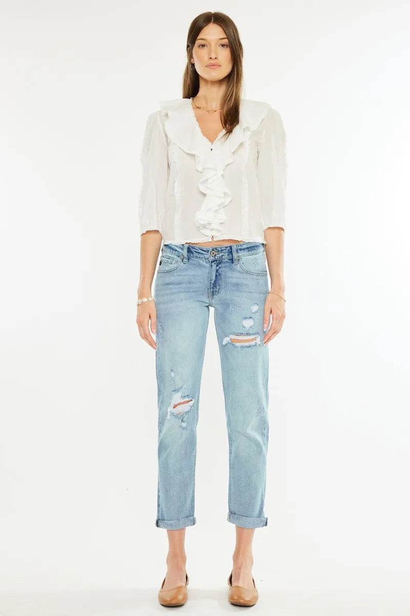 Kancan Mid Rise Distressed Boyfriend Fit Jeans Trendsi 8aa3b14a5be3415abfc6cf26b56510cc-Max-Origin