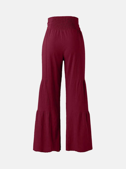 Tied Ruched Wide Leg Pants Burgundy Trendsi 8ab72e51-fc82-4400-ac97-3cddff8c0b68-Max