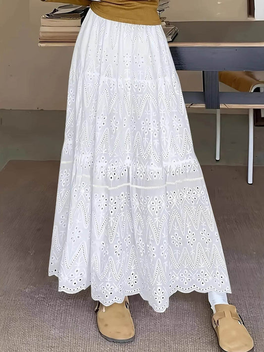 Eyelet Lace Tiered Maxi Skirt Trendsi 8ac6ebbdac9341699c9063b8a52a1546-Max-Origin