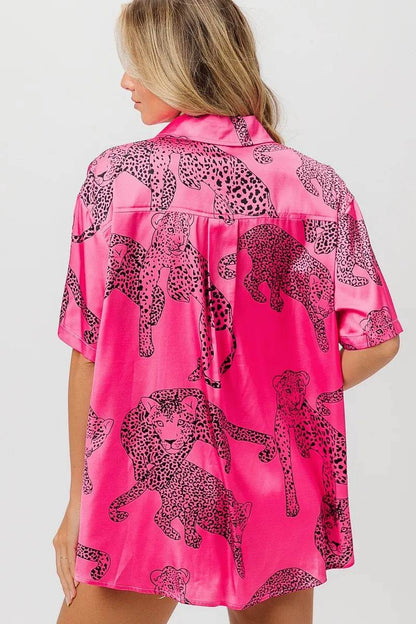 BiBi Leopard Print Short Sleeve Silky Satin Shirt Top Trendsi 8ae9aaf08e8b41ffb568943ae8bf42e1-Max-Origin
