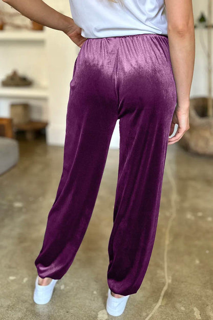 FAM-FAM Pocketed Elastic Waist Joggers Trendsi 8b1a232a-8ea5-4545-9789-15c1b1a47e60-Max