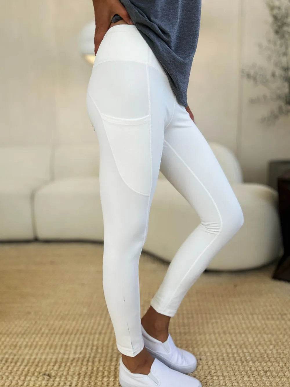 Wide Waistband Sports Leggings Trendsi 8bb57319-25e3-424f-a8e4-9fc2aa3a9878-Max