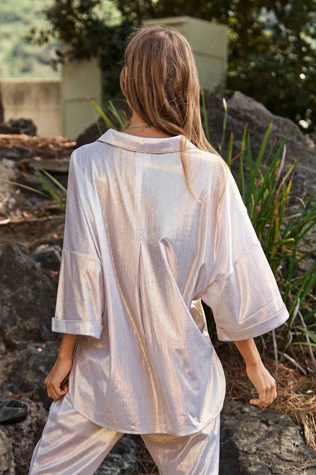 Davi & Dani Solid Sparkling Shimmer Pocket Button Front Shirt Trendsi 8bc4669386884014b8914c1d86d61e2c-Max-Origin