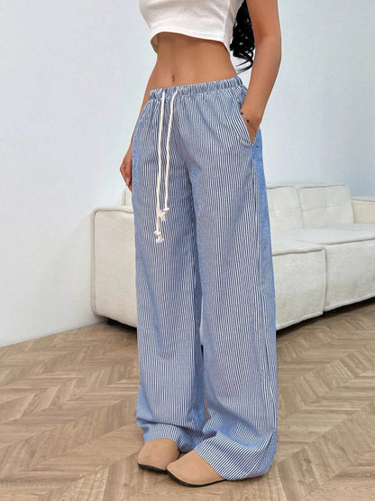 Drawstring Striped Wide Leg Pants Trendsi 8c0e5c3700db4b5c979f85f22b3282f0-Max-Origin