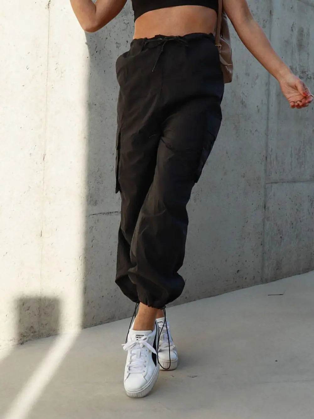 Drawstring Pants with Pockets Trendsi 8c2ea550045d4cbf8fccb25d9e388eda-Max