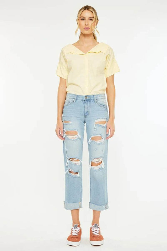 Kancan Mid Rise Distressed Boyfriend Jeans Trendsi 8c4961f1d88749239a3de0ca87368825-Max-Origin