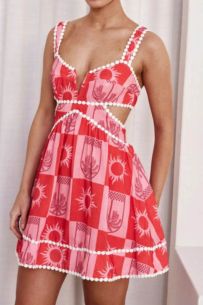 Cutout Printed Mini Dress Trendsi 8cdf53d3-0b73-43a6-a668-df2573cc784b-Max-Origin