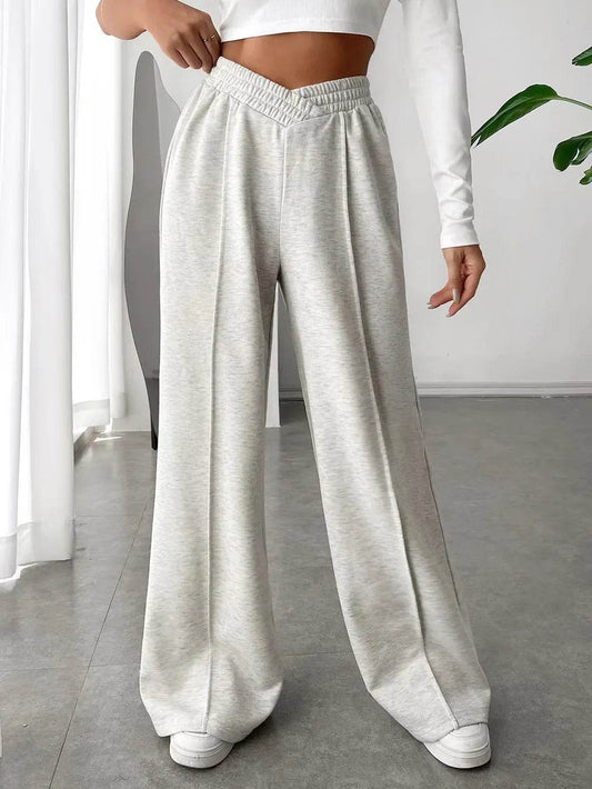 Elastic Waist Wide Leg Pants Light Gray Trendsi 8d780553-f401-40a2-94e7-6afd51d33b84-Max