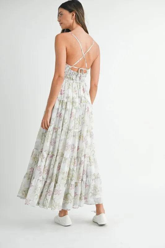 MABLE Floral Print Tiered Cami Maxi Dress Trendsi 8da03b1d6f7948a2aa01baac4f126adc-Max-Origin