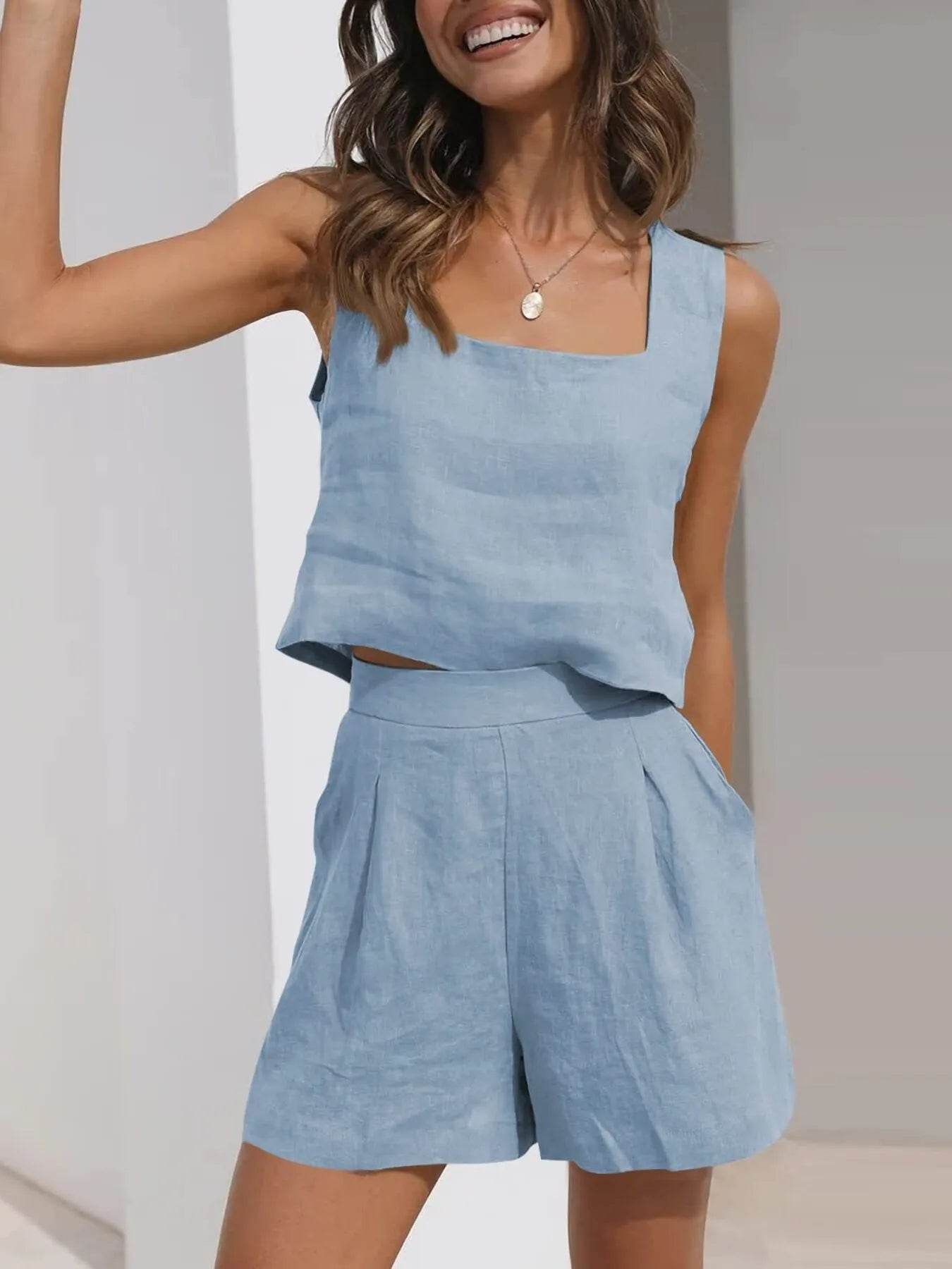 Square Neck Tank and Shorts Set Trendsi 8dab89a757ed4b67a323b2f6c930ea00-Max-Origin