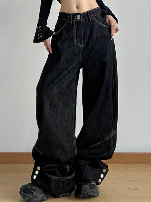 Wash Wide Leg Baggy Jeans Black Trendsi 8dac6307-80dd-4f71-a40e-0408aea016d5-Max-Origin