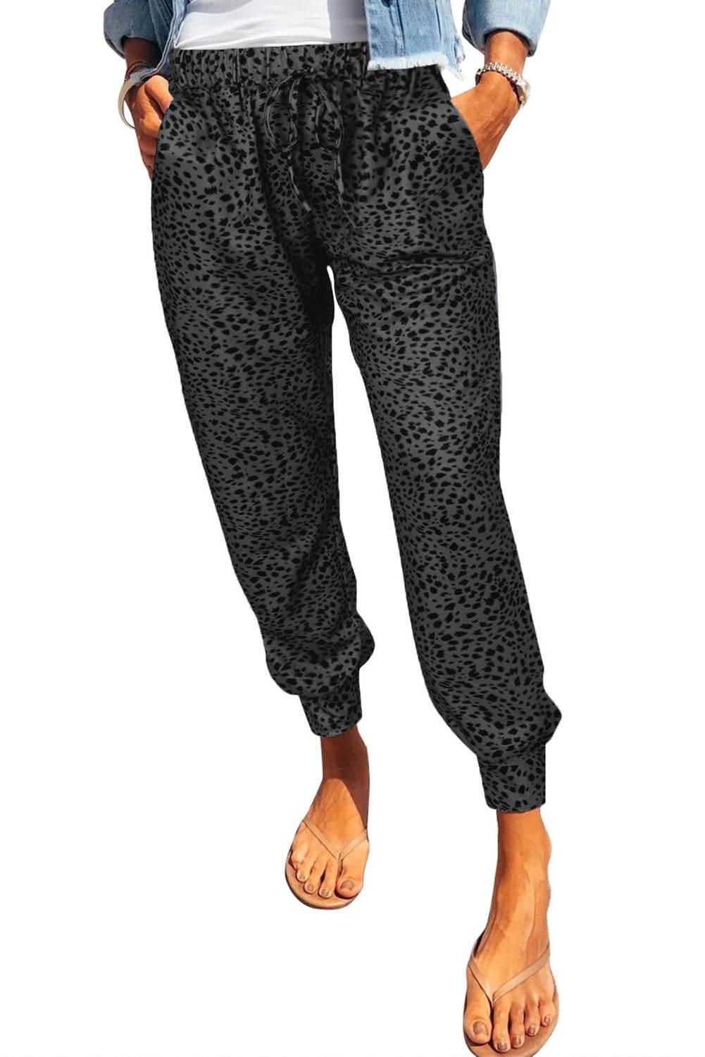 Leopard Print Joggers with Pockets Trendsi 8db97f877e724b30b392189b9374fcaa-Max