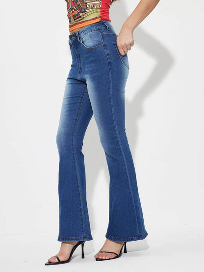 Mid-Rise Waist Bootcut Jeans Trendsi 8dd30adf-f85e-4918-9e44-39b0db5f9780-Max