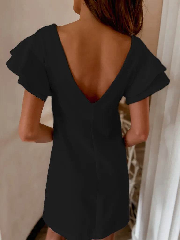 Ruffled Layered Short Sleeve Mini Dress Trendsi 8e3c83c6-2f40-498e-b747-c411e29318d2-Max-Origin