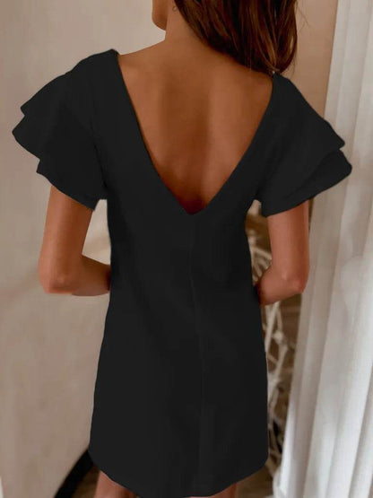 Ruffled Layered Short Sleeve Mini Dress Trendsi 8e3c83c6-2f40-498e-b747-c411e29318d2-Max-Origin