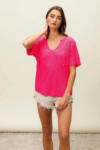 BiBi Waved Rib U Neck Top With Front Pocket Trendsi 8e9490a62b7a41b8b253a0e8f87531d3-Max-Origin