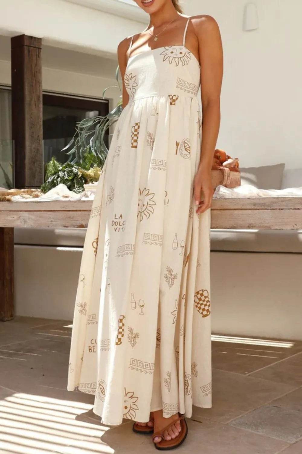 Cutout Back Printed Square Neck Maxi Cami Dress Tan Trendsi 8ebd60dc-5949-4044-ab12-9ae6167f62c2-Max-Origin