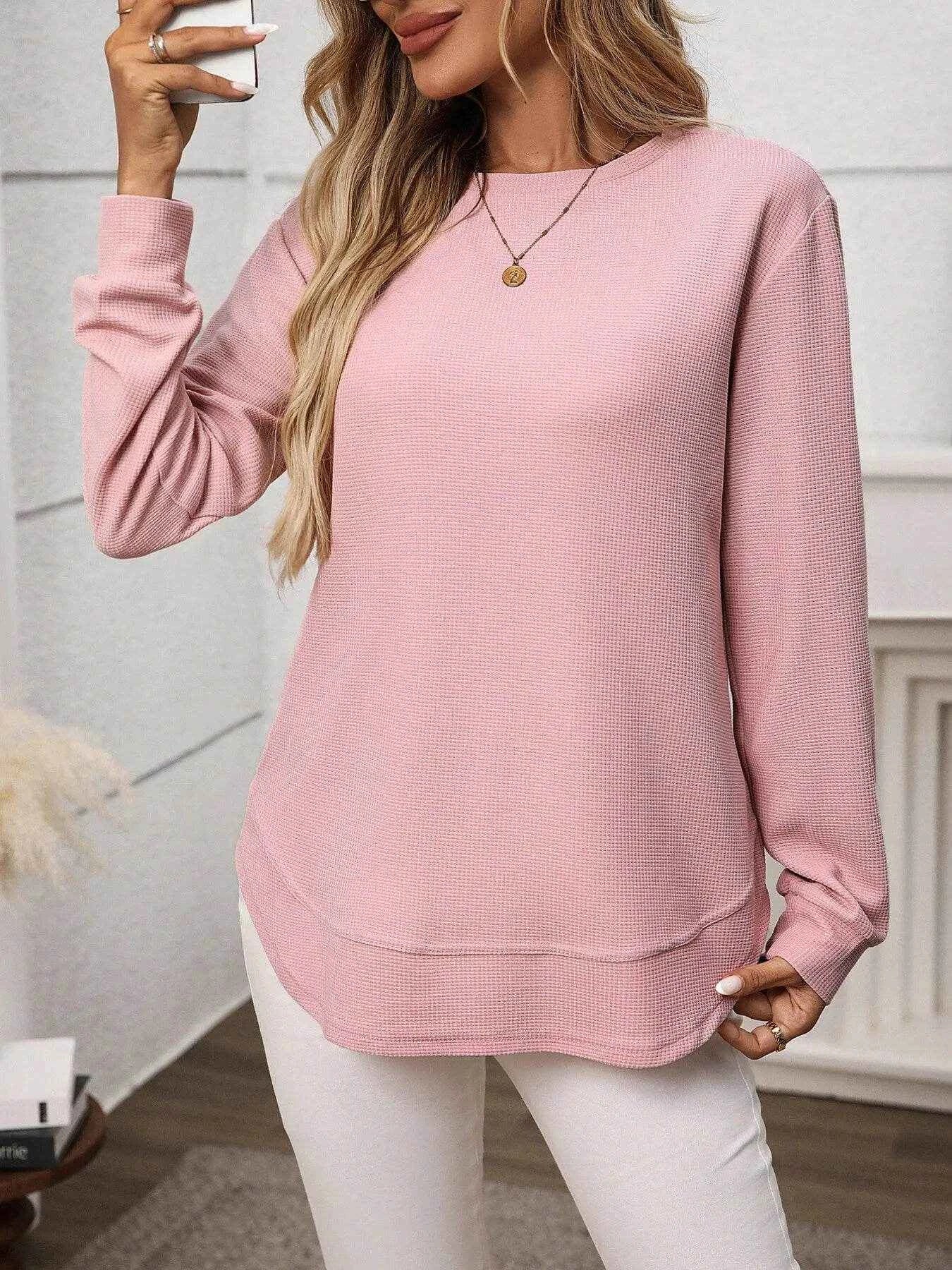 Long Sleeve Round Neck T-Shirt Trendsi 8ede522acb9d419080c4be898dd7b67d-Max-Origin