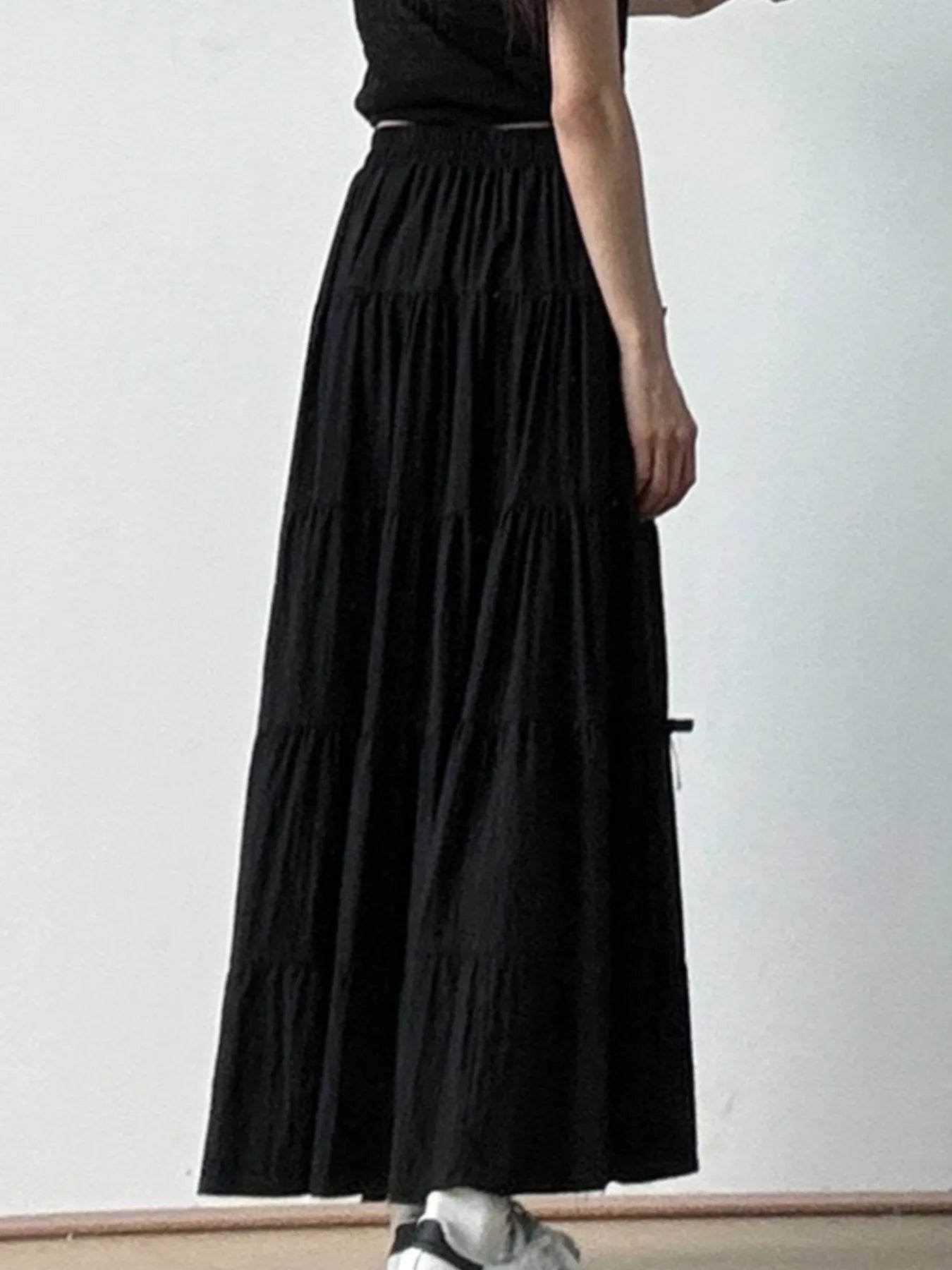 Tiered Elastic Waist Maxi Skirt Trendsi 8ee66c49-62f0-44c1-9b5b-51f422465d54-Max-Origin