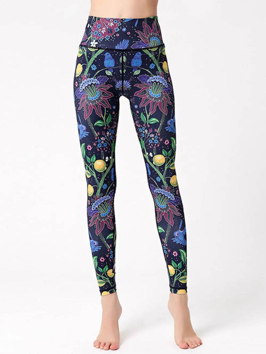 Printed High Waist Active Leggings Yellow Trendsi 8f41b024-a97d-4a47-b344-10c89b21dbcc-Max