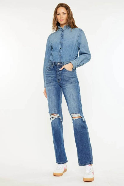 Kancan Ultra High Rise 90's Boyfriend Jeans MEDIUM Trendsi 8f5f545e543041098b55990e0ce34032-Max-Origin