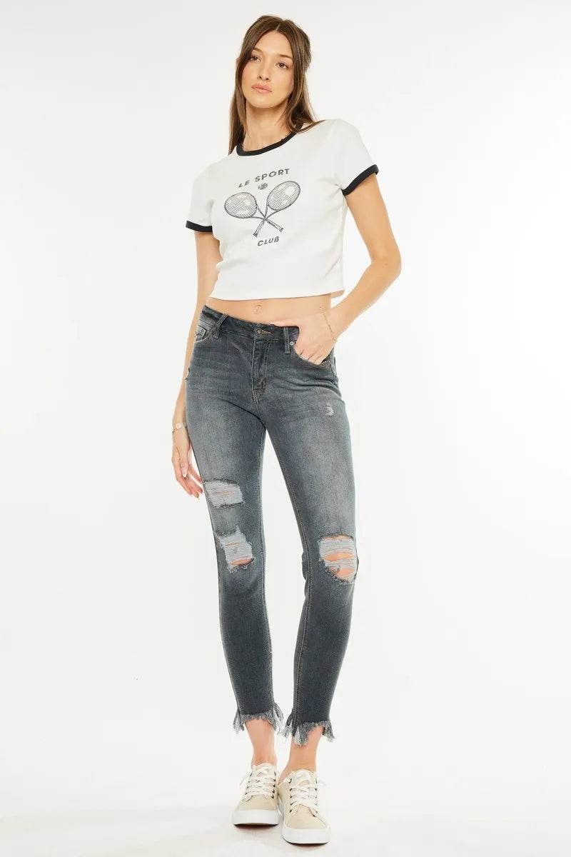 Kancan High Rise Distressed Ankle Skinny Jeans Trendsi 8f7acfd354cc47a2b915a42d409d29ef-Max-Origin