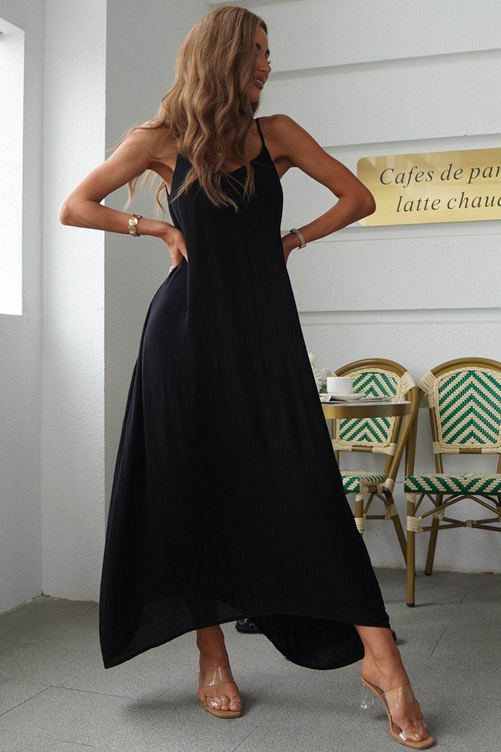 Devine Spaghetti Strap Maxi Dress Trendsi 8fc6c0e4002c46abb9fd3299b6d14f10-Max