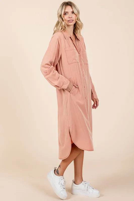 Mittoshop Button Down Long Sleeve Shirt Dress Trendsi 9023163b-dbb9-424e-8d1f-0637dc4ab461-Max