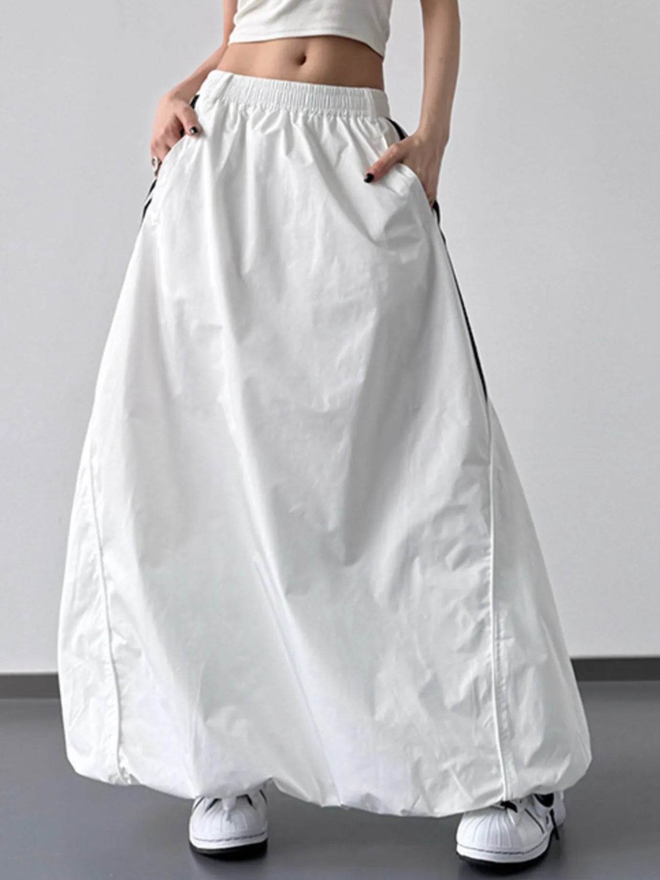 Striped Elastic Waist Maxi Skirt White Trendsi 908167c3-ce03-44eb-aa98-28bf790839f6-Max-Origin