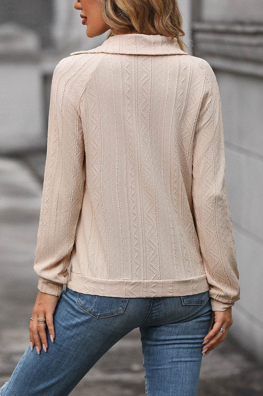Perfee Decorative Button Long Sleeve Top Trendsi 9087370afba3403295c35382311a5da5-Max