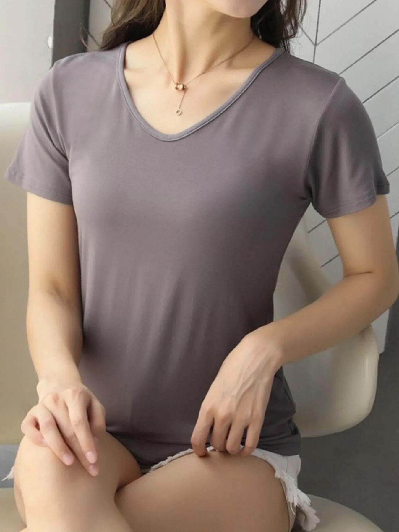 V-Neck Short Sleeve T-Shirt Trendsi 90b3788a-4856-4eb4-9e51-c6a97ad09385-Max-Origin