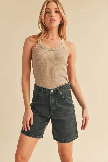 Aemi + Co Scoop Neck Ribbed Tank Trendsi 914083d2-3e06-4e98-852b-5684d1871de4-Max