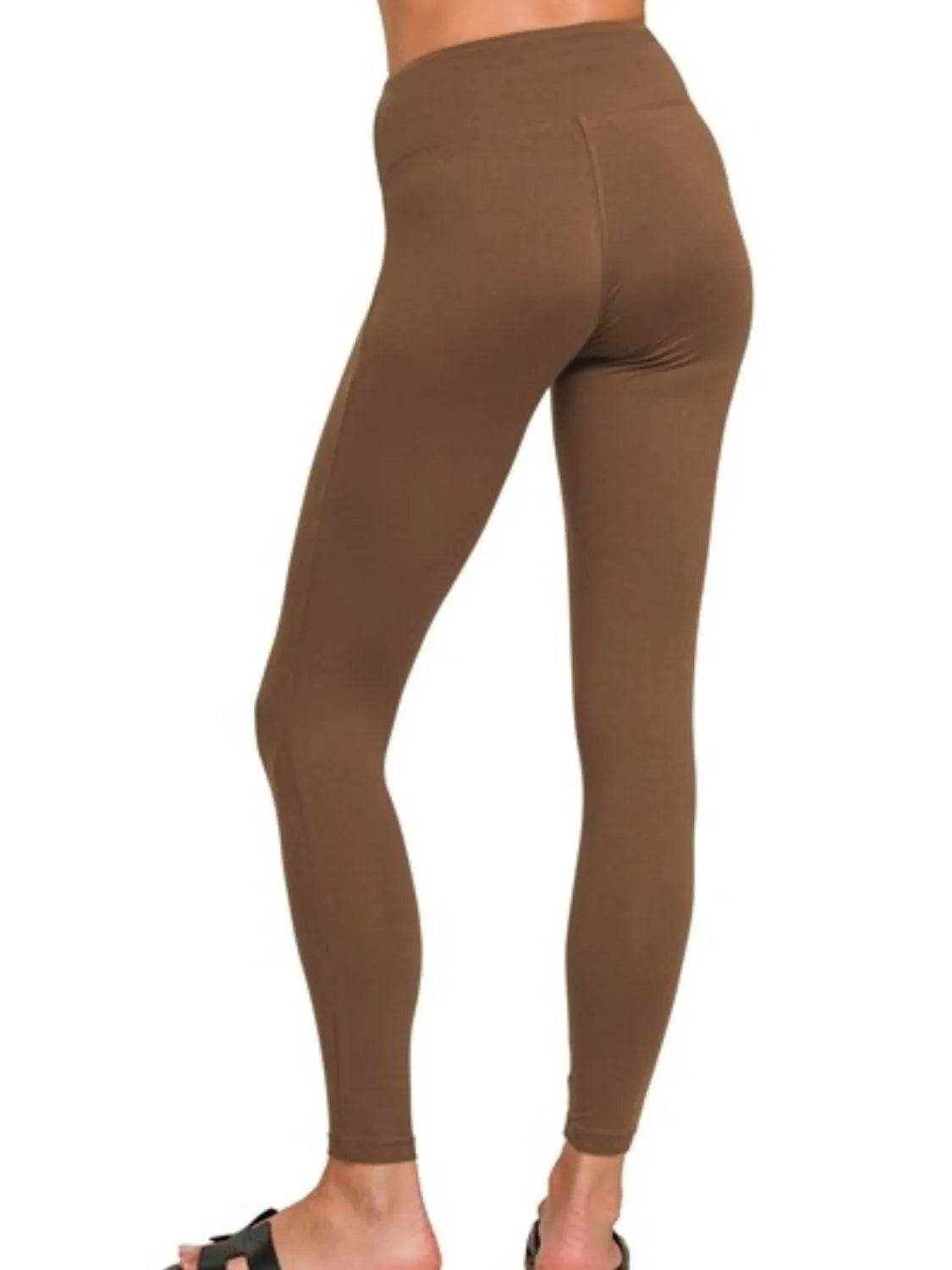 Zenana Microfiber Waistband Leggings Trendsi 914d7c9e-23b9-419c-bbd6-14cd003abe05-Max-Origin