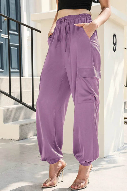 Long Tie Waist Pocketed Pants Trendsi 9157ed8e88b9458db90c08317e80359c-Max