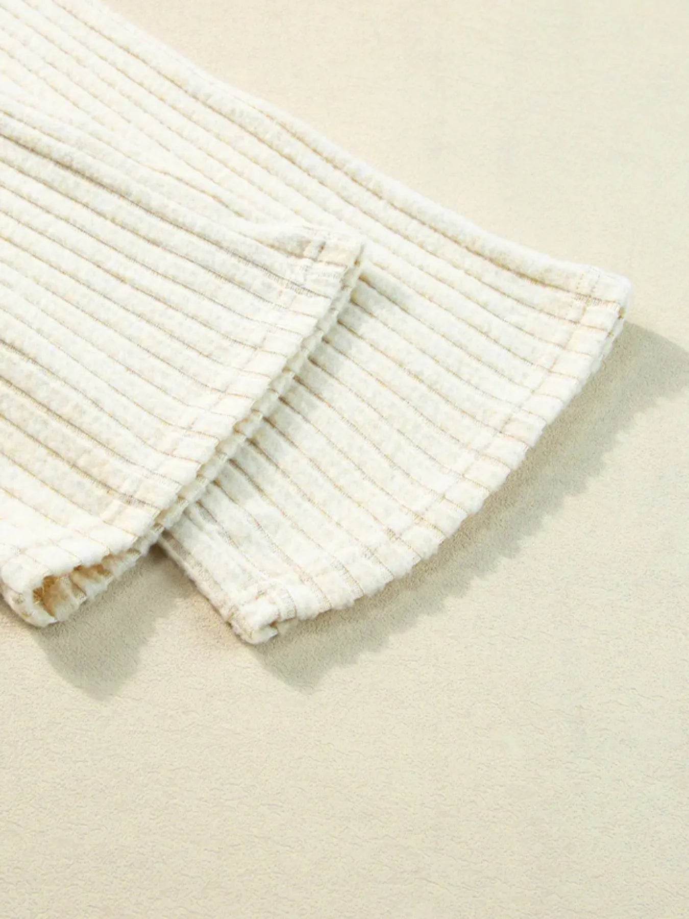 Ribbed Knit V-Neck Top and Pants Lounge Set Trendsi 917d39a1855c4188bb2a3d746acd620a-Max-Origin