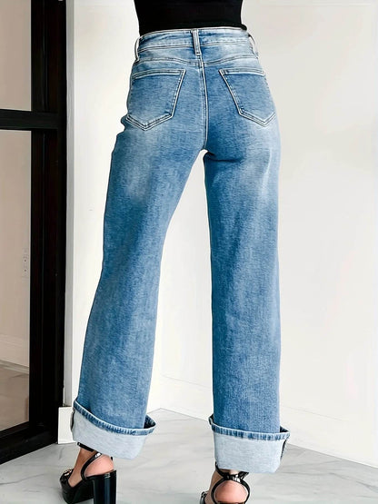 High-Waisted Wide Leg Jeans Trendsi 919ee9b2f1c54dfe9634b63b6b375540-Max-Origin