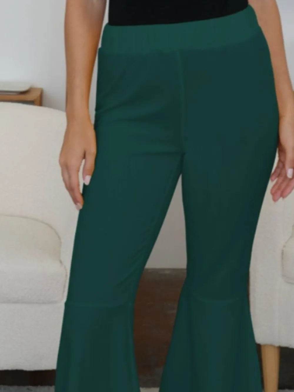 FAM-FAM High-Low Bootcut Pants Trendsi 91fb43e3-19c2-4d9e-b519-0e71d9771b2b-Max