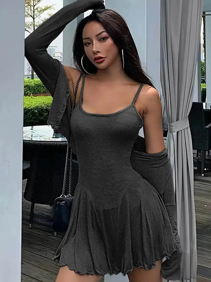 Long Sleeve Crop Top and Cami Dress Set Trendsi 922fa537-2dd1-4b91-9523-e22080a790e4-Max-Origin