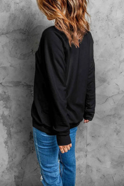 Pumpkin Round Neck Long Sleeve Sweatshirt Trendsi 9255d2ed-e1c7-46a7-b079-6653af2c37ce-Max