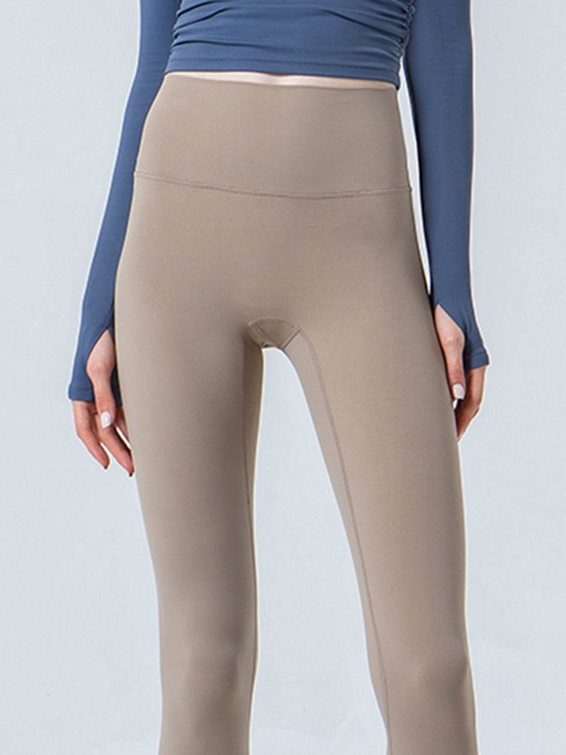 Wide Waistband Cropped Sports Leggings Trendsi 926287950386423aa074c5470b9f59eb-Max