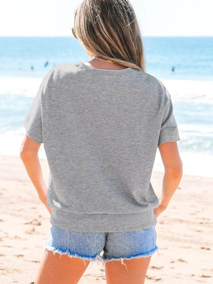 USA Lettering Patch Notched Neck T-Shirt Trendsi 92f478319a9141e2b1633b6085fcba1c-Max-Origin