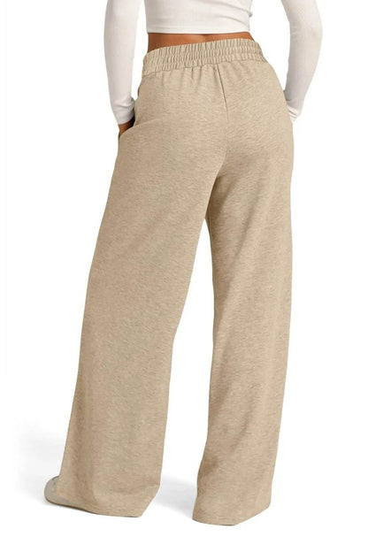 Drawstring Elastic Waist Wide Leg Pants Trendsi 936ad250-84b0-494c-baa1-0b9722b0bfb9-Max