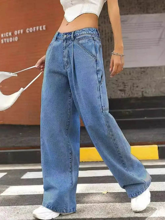 Wide Leg Jeans with Pockets Trendsi 937783c1-4b90-4dbe-81a9-2400fc7a00ba-Max