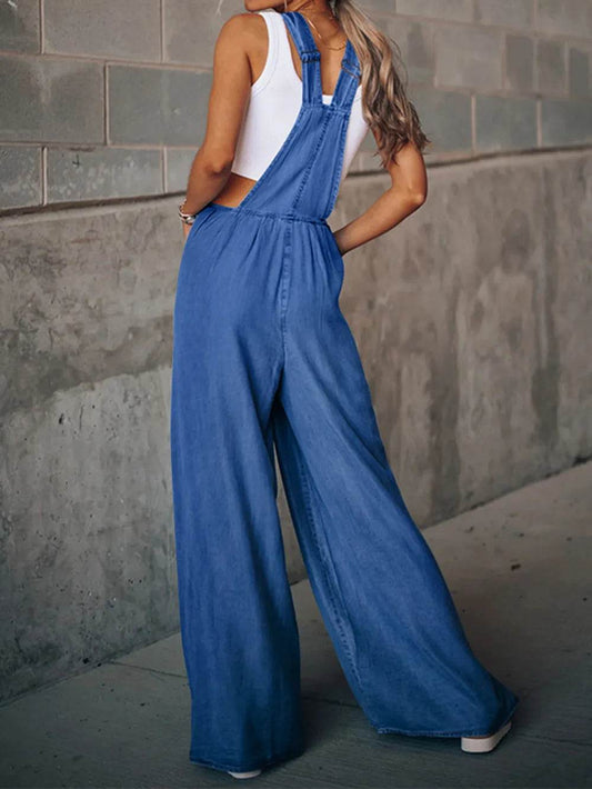 Distressed Wide Leg Denim Overalls Trendsi 93a09c74-78f1-4f02-a5d1-5d8ae7ef5b1f-Max