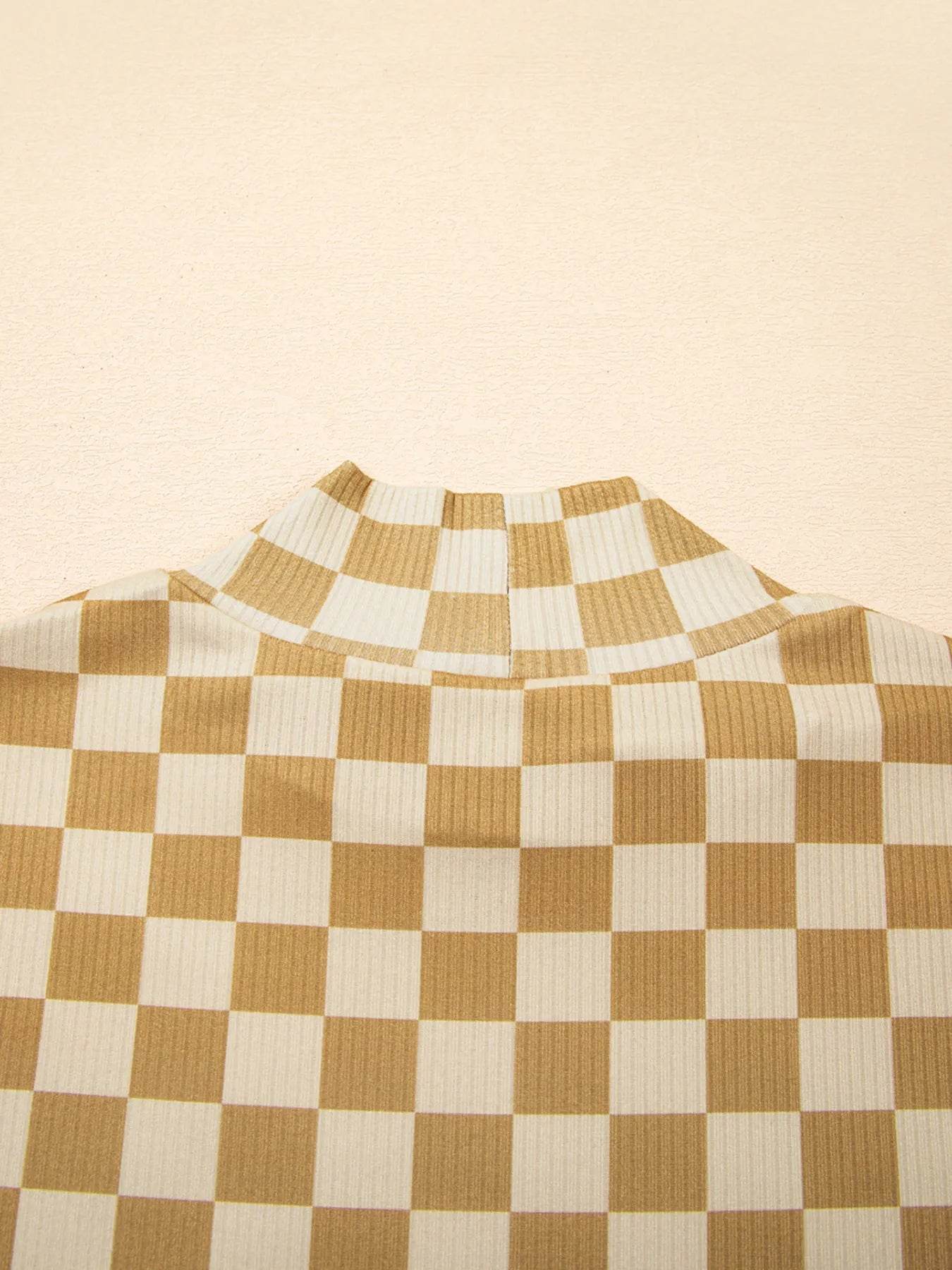 Check Pattern Turtleneck Slim Long Sleeve Tee Trendsi 93ff5a9ae051469db2e7b9f5c99782ed-Max-Origin
