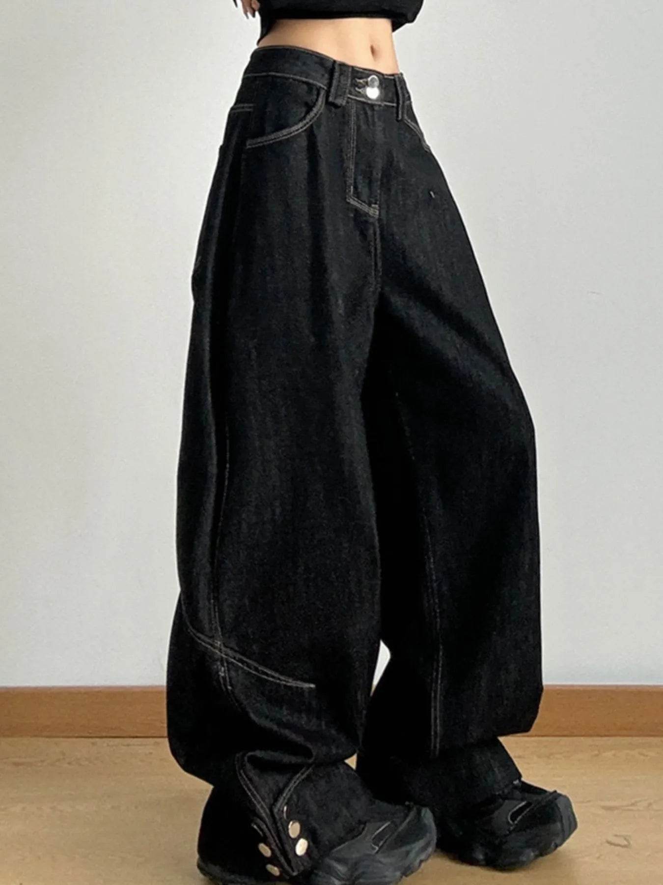 Wash Wide Leg Baggy Jeans Trendsi 9539f916-41dd-4ebf-bf0b-addca8060785-Max-Origin